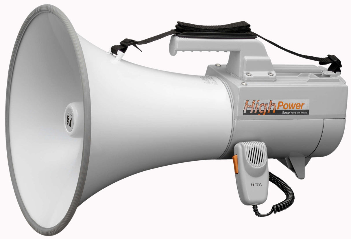 TOA ER-2230W Shoulder Megaphone 30 W Whistle White/Gray