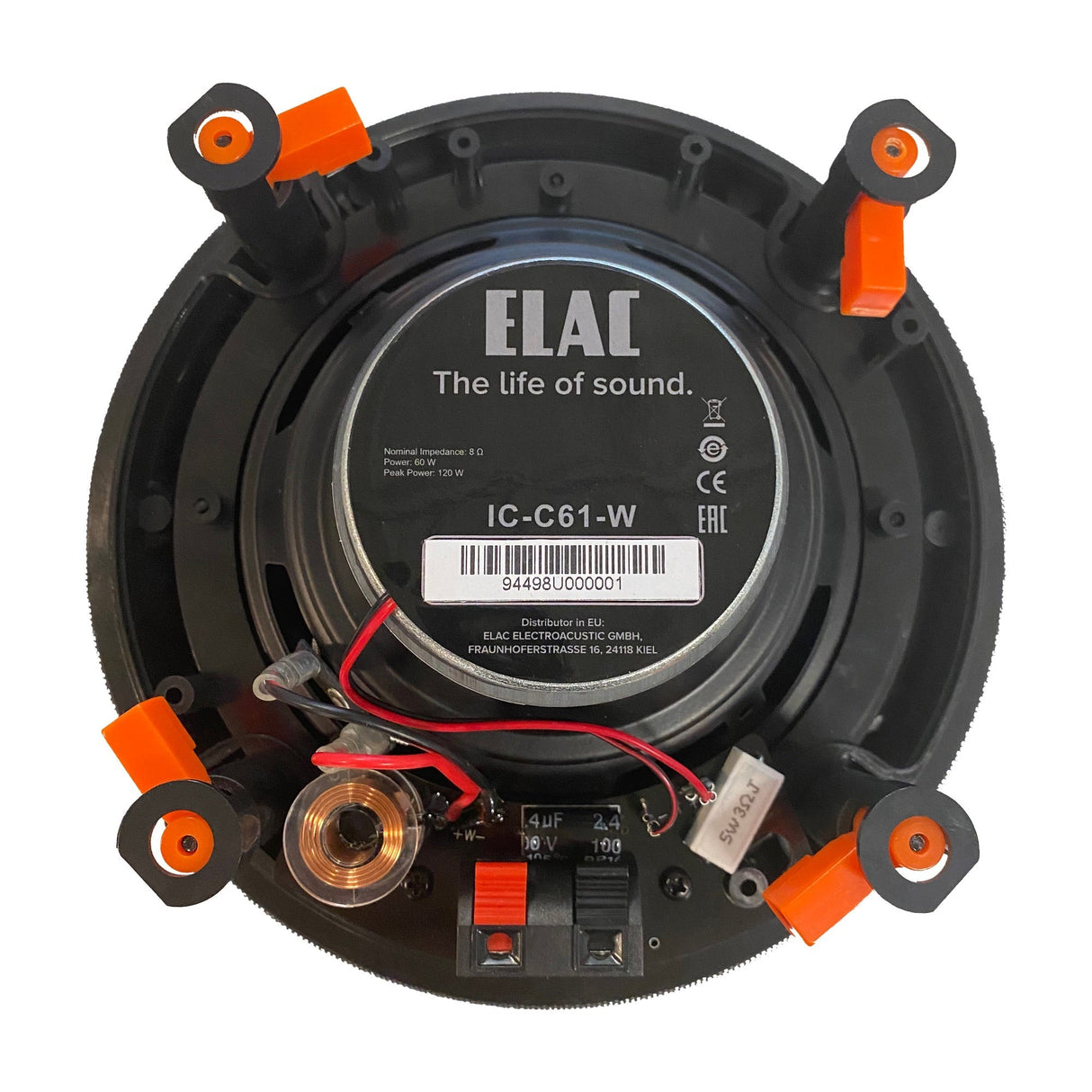 Elac IC-C61 6.5" Contractor In-Ceiling Speakers Single and Multi-Pack Options