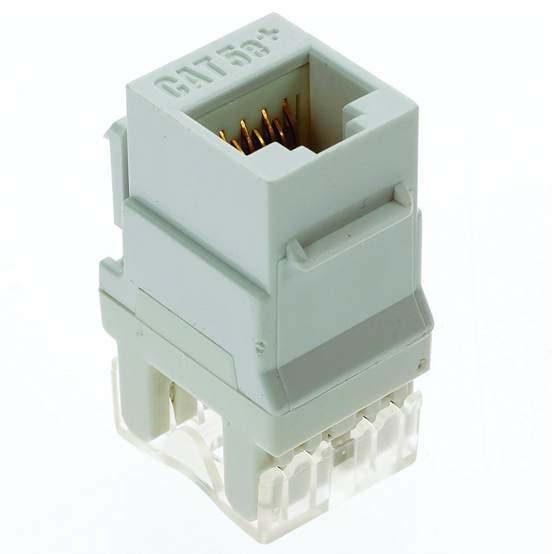 On-Q F3450LAV5 KEY: RJ45 CAT-5E INSERT LT ALM (5PK)