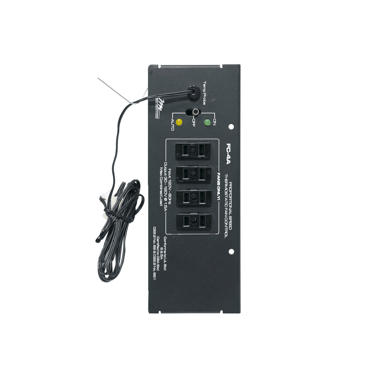 Middle Atlantic FC-4A 8"MPR FAN CONTROL MOD