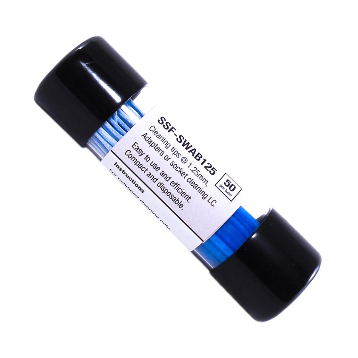 Cleerline SSF-SWAB125 Fiber cleaning swabs - 1.25mm, 50ct. Per Each