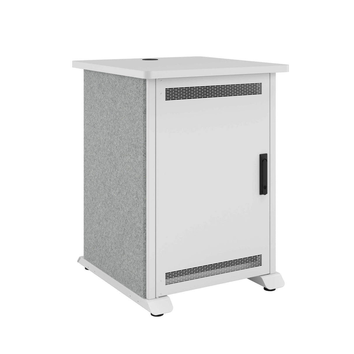 Middle Atlantic FMR-1227D8WS FM,RACK,12RU,27D,D8,LW,SG,SOLID DOOR