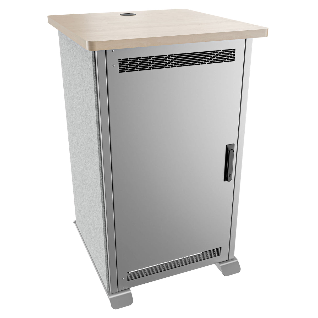 Middle Atlantic FMR-2027E1MS FM,RACK,20RU,27D,E1,MG,SG,SOLID DOOR