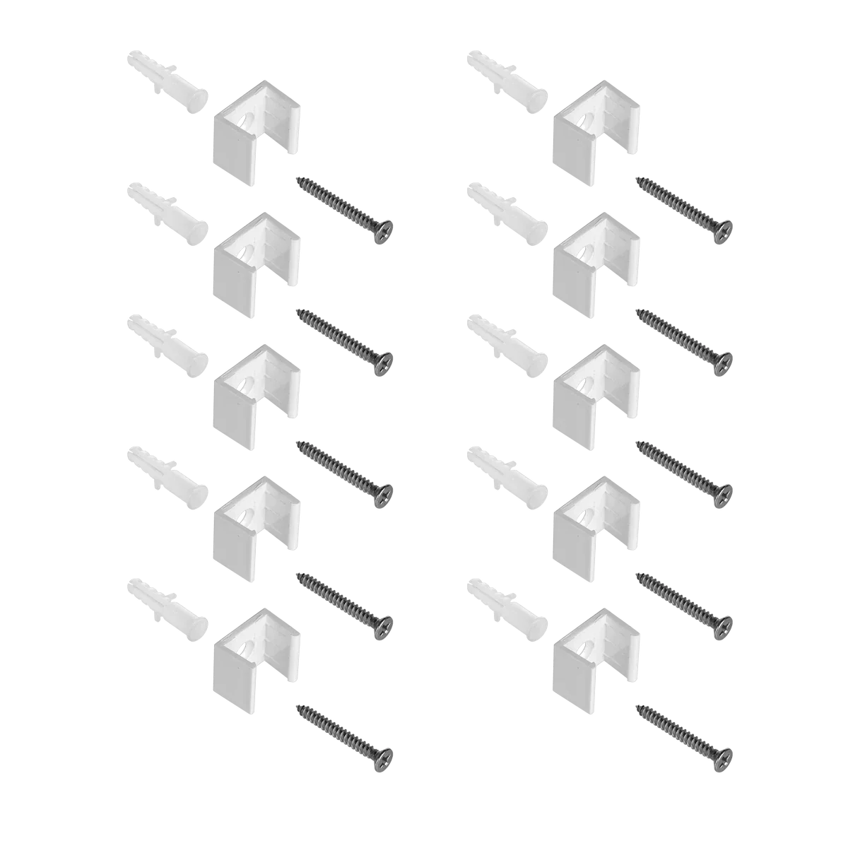 Proluxe PLX-HPR68-18MM-24V-CLIPS SO: BAG OF 10 MOUNTING CLIPS FOR POOL RATED HYBRID