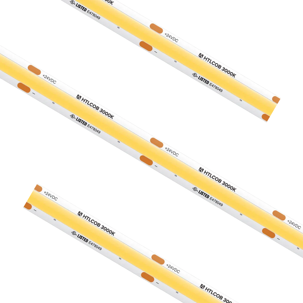Proluxe PLX-HTL54-COB-30K-24V-CC CUSTOM CUT HTL COB TAPE LIGHT, IP54, 1.96" CUT INCREMENT, 3000K, 4.5W/FT