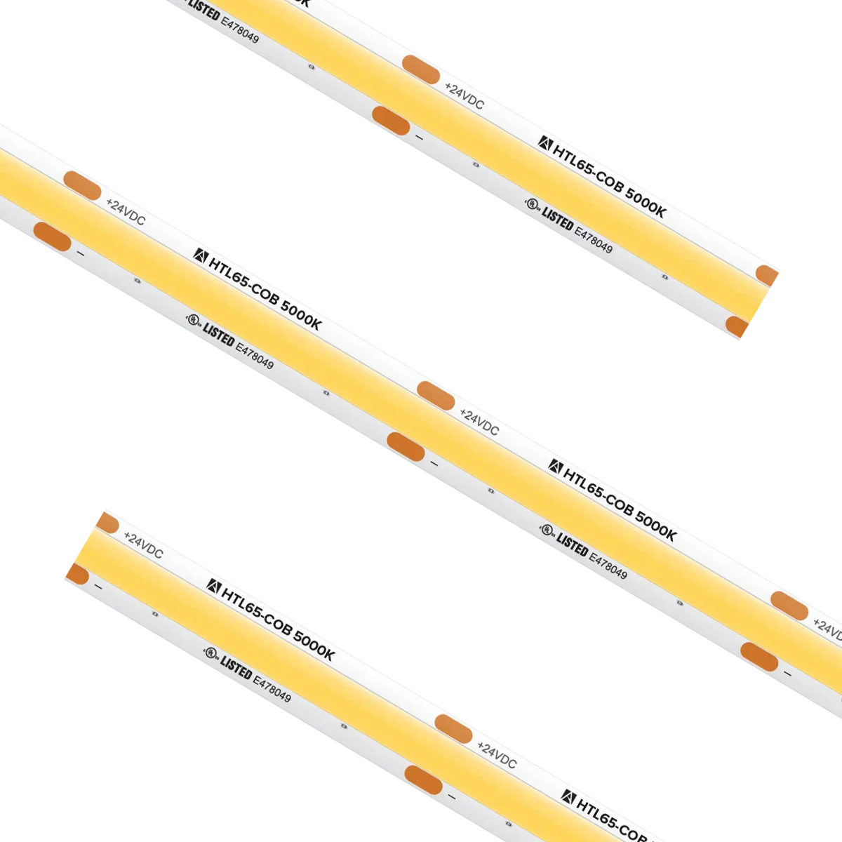 Proluxe PLX-HTL65-COB-50K-24V-16 16.4FT REEL HTL COB TAPE LIGHT, IP65, 1.96" CUT INCREMENT, 5000K, 4.5W/FT