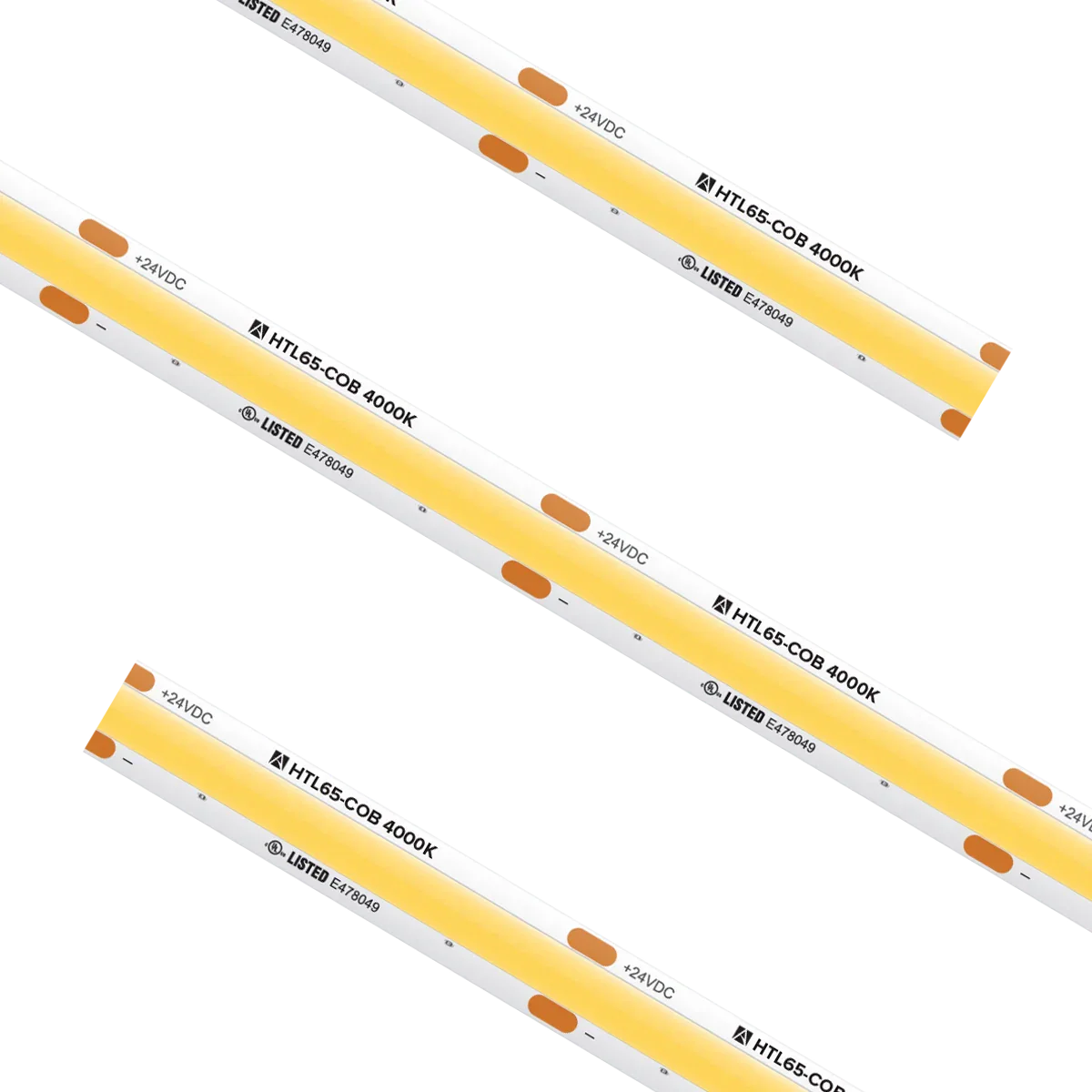 Proluxe PLX-HTL65-COB-WH-CC CUSTOM CUT HTL COB TAPE LIGHT, IP65, 1.96" CUT INCREMENT, 4000K, 4.5W/FT