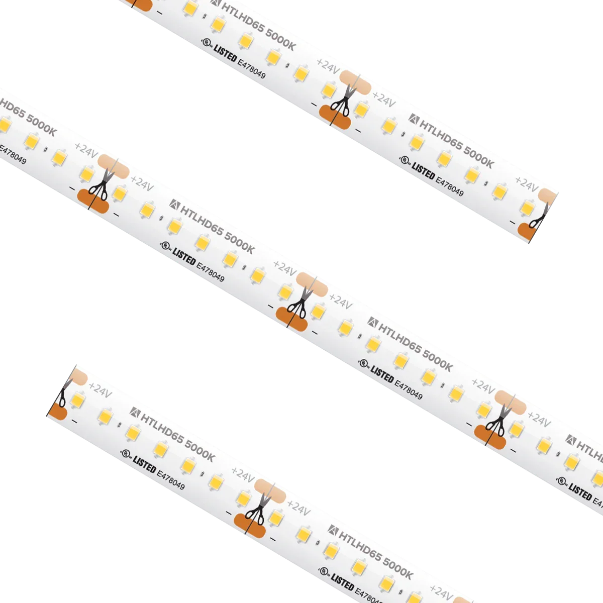 Proluxe PLX-HTLHD65-CW-CC CUSTOM CUT HTLHD TAPE LIGHT, IP65, 1.51" CUT INCREMENT, 5000K, 3.65W/FT