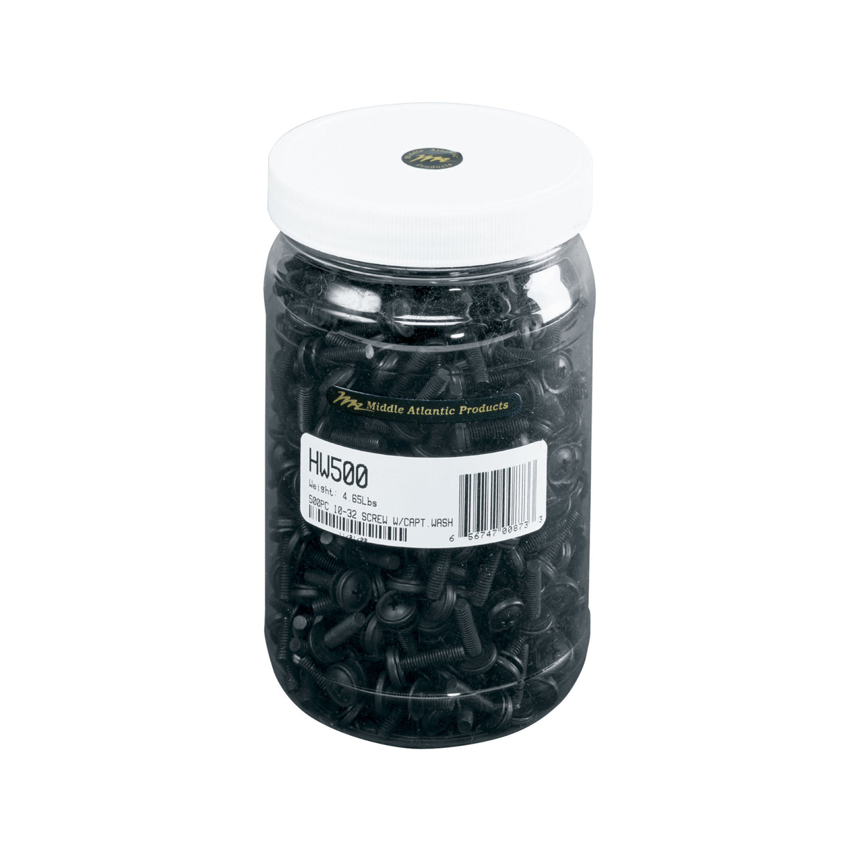 Middle Atlantic HW500 500PC 10-32 SCREW W/CAPT.