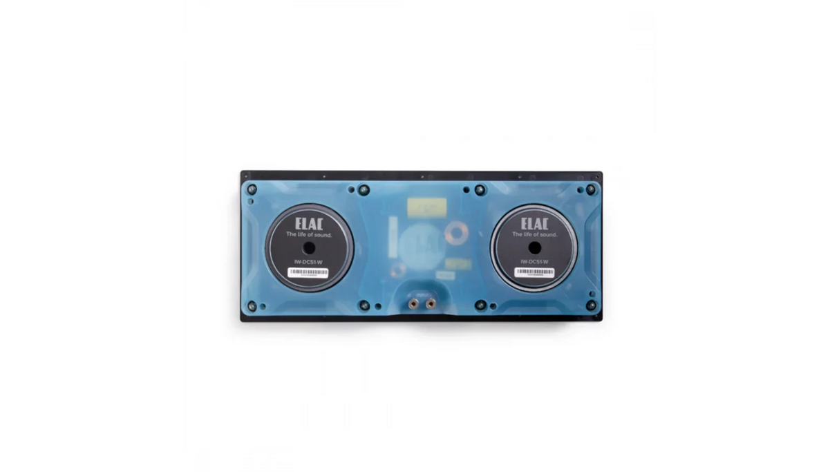 Elac 5.25" Debut In-Wall Center Speaker - White, Each