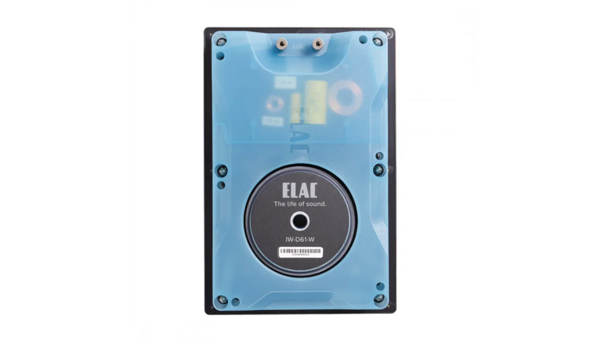 Elac 6.5" Debut In-Wall Speaker - White, Each