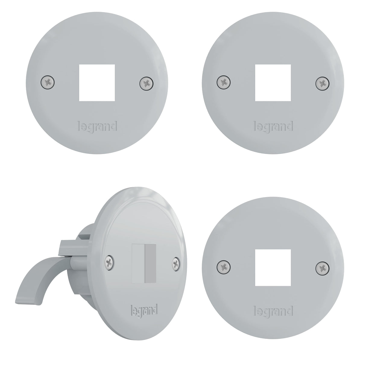 On-Q HT3401WH4PK MINI KEYSTONE PASS THROUGH 4 PACK WHITE