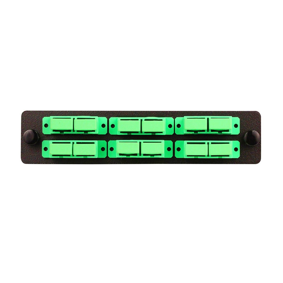 Cleerline SSF-SC12-SM-OS2-APC Adapter Plate, 12 Fiber, Duplex, SC/APC, 9 µm OS2, Green Per Each