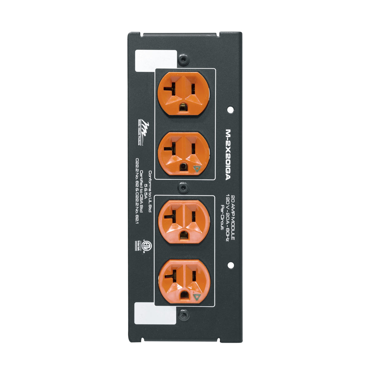 Middle Atlantic M-2X20IGA 8"MPR 20A DBLDUP ISO MOD