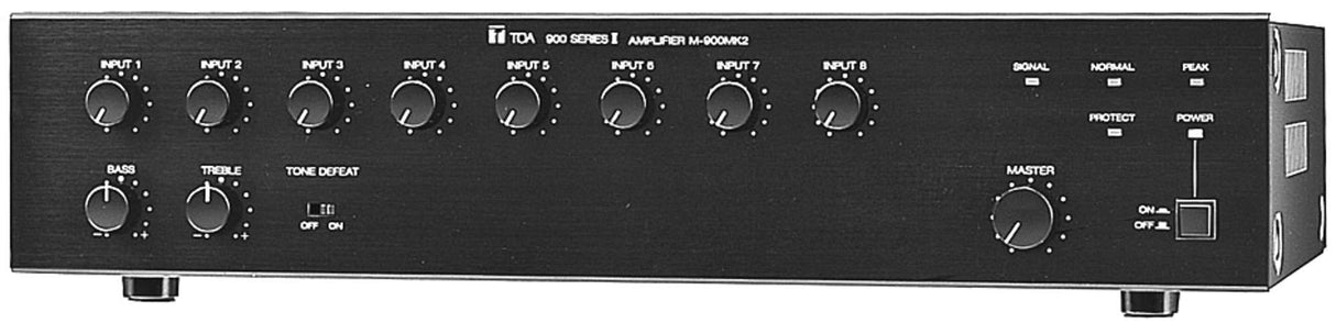 TOA M-900MK2 UL Rack-Mount Mixer 8x 900 Series Module Ports Black (Optional MB-25B Rack Kit)