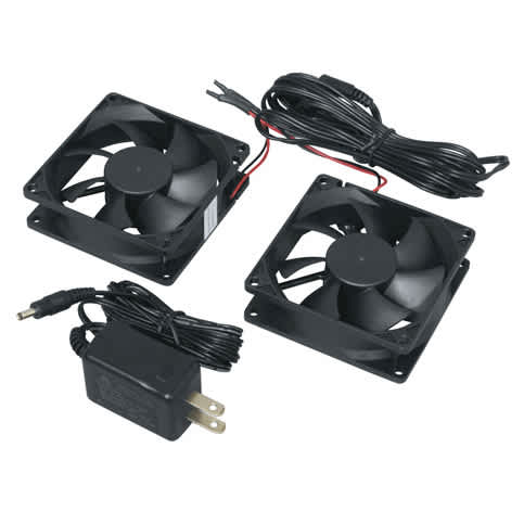 Middle Atlantic MFR-FANKIT-2 MFR DC 2FAN KIT W PWR SUP