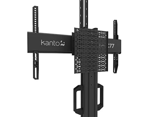Kanto MPC77 Rolling TV Stand with Keyboard Tray for 37" - 77" TVs - Compatible with Logitech® Tap and Rally Bar Conferencing Device