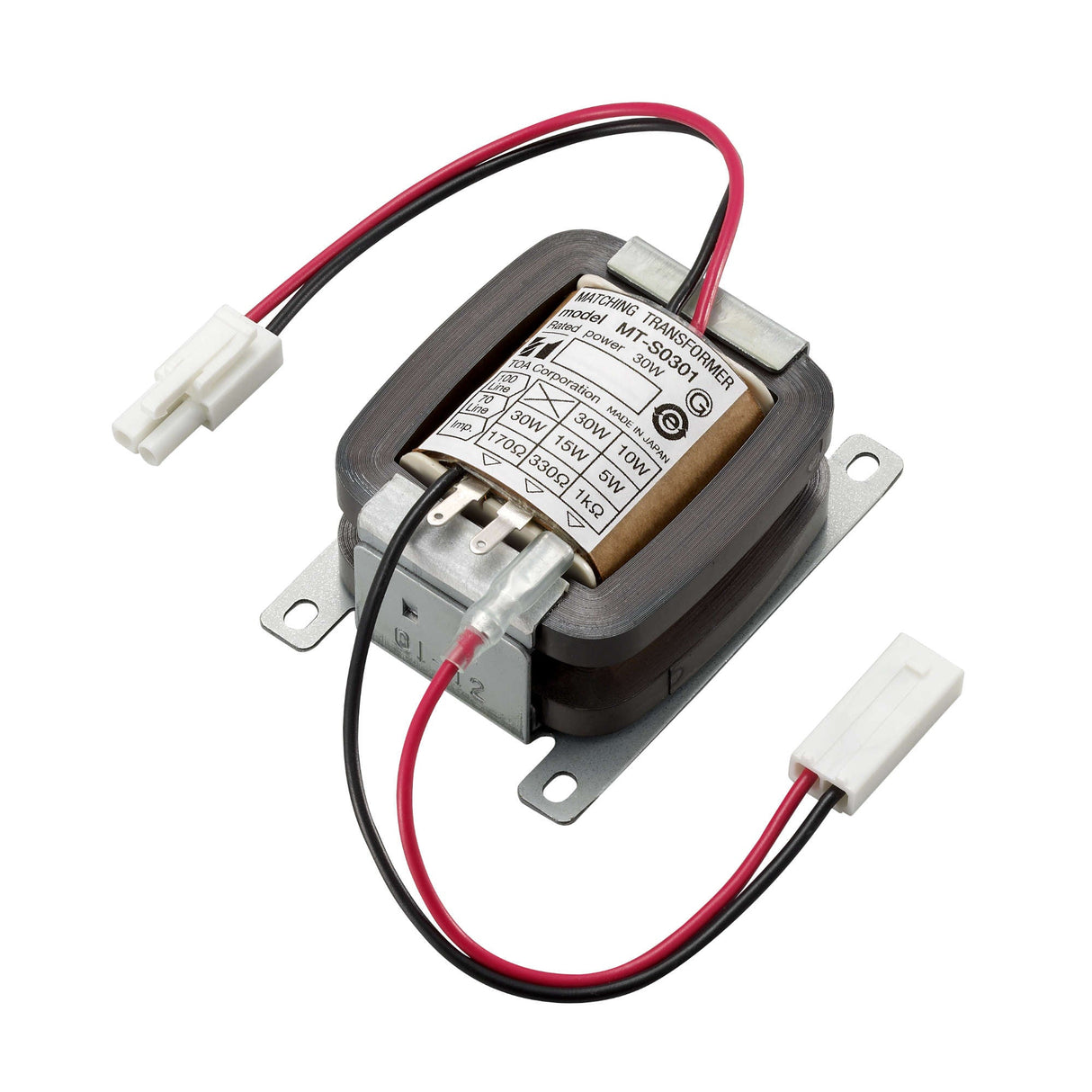 TOA MT-S0301 30W 70V Matching Transformer for AV-20D and Type H Line Array Speaker