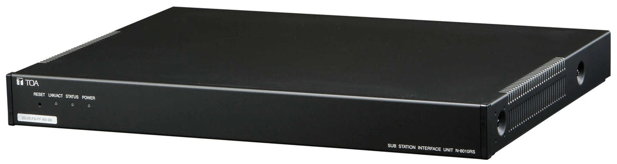 TOA N-8010RS CU N-8000 IP Intercom Shielded Twisted-Pair Sub-Station Interface Unit 16 Station Capacity