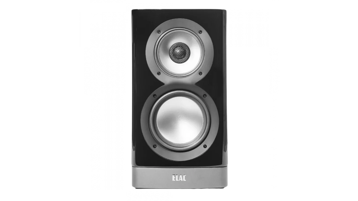 Elac 5.25" Navis ARB51 Powered Bookshelf Loudspeakers - Gloss Black, Pair