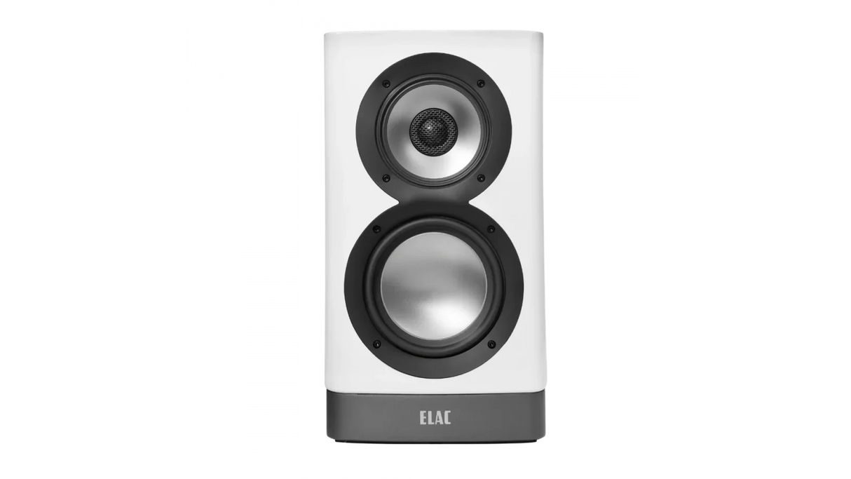 Elac 5.25" Navis ARB51 Powered Bookshelf Loudspeakers - Gloss White, Pair