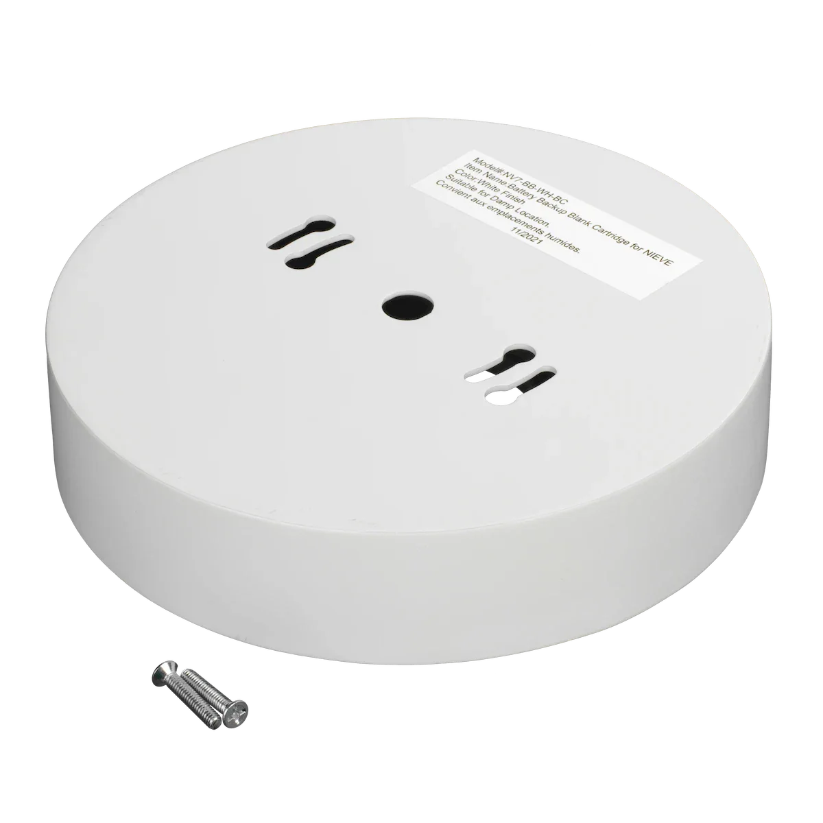 Proluxe PLX-NV-BB-7-WH-BC BATTERY BACKUP BLANK CARTRIDGE FOR NIEVE, WHITE FINISH