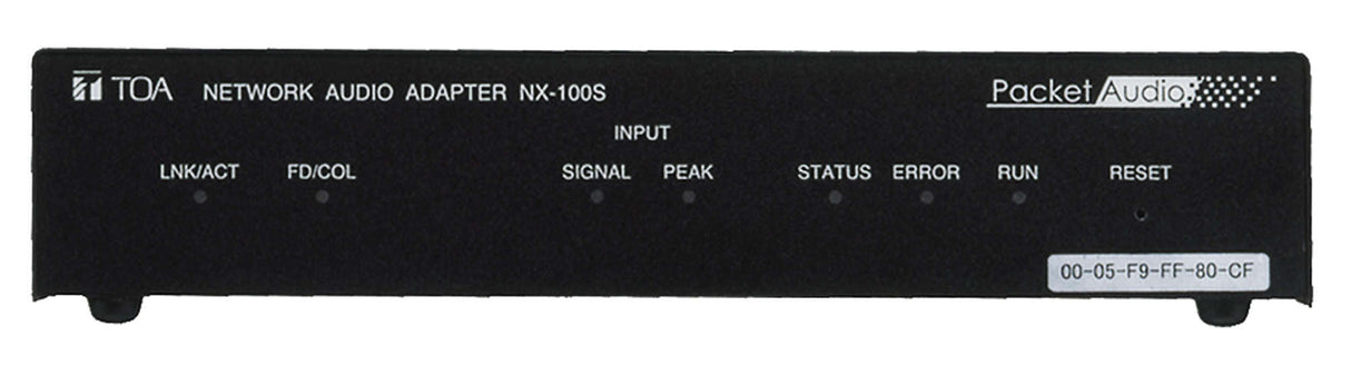 TOA NX-100SPS Network Audio Adapter Economy Version Mic w/Phantom Power Line In Line Out 8 Control In/Out