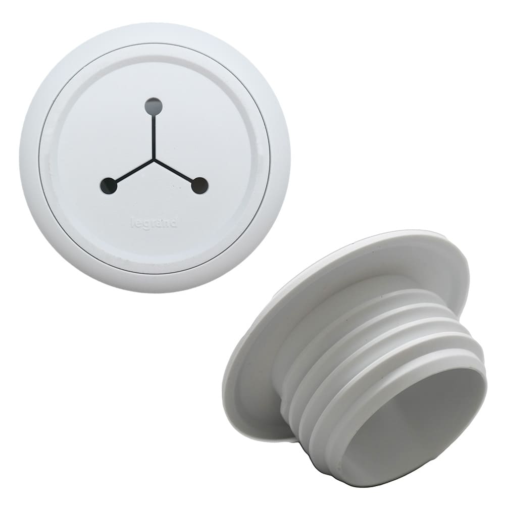 On-Q HT1015WH10PK FLEXIBLE PASS THROUGH - 10PK, WH