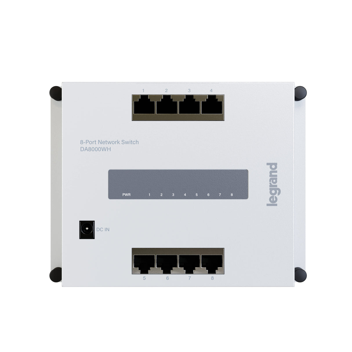 On-Q DA8000WH 8 PORT NETWORK SWITCH