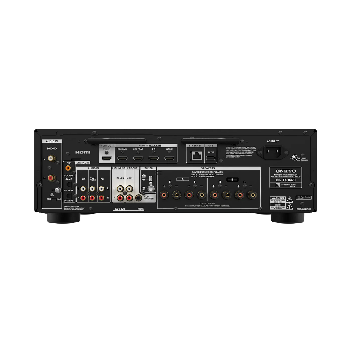 Onkyo TX-8470 2-Channel Hi-Fi Network Stereo Receiver