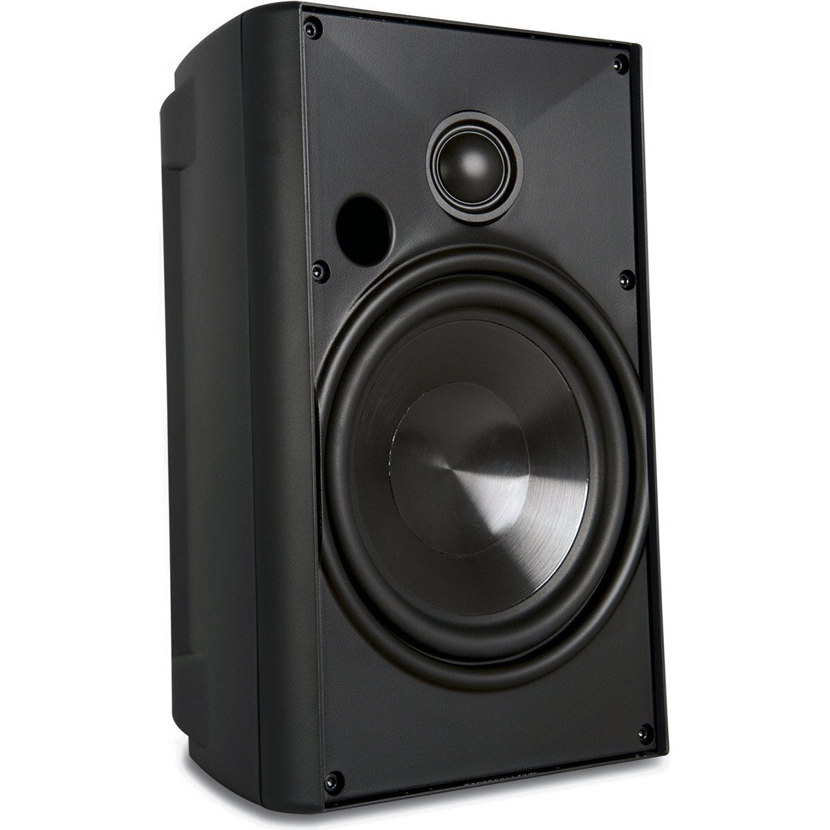 Proficient AW650BLK Outdoor Speakers with 6½" Polypropylene Woofers and 1" Pivoting Supernil Tweeters - Black, Pair