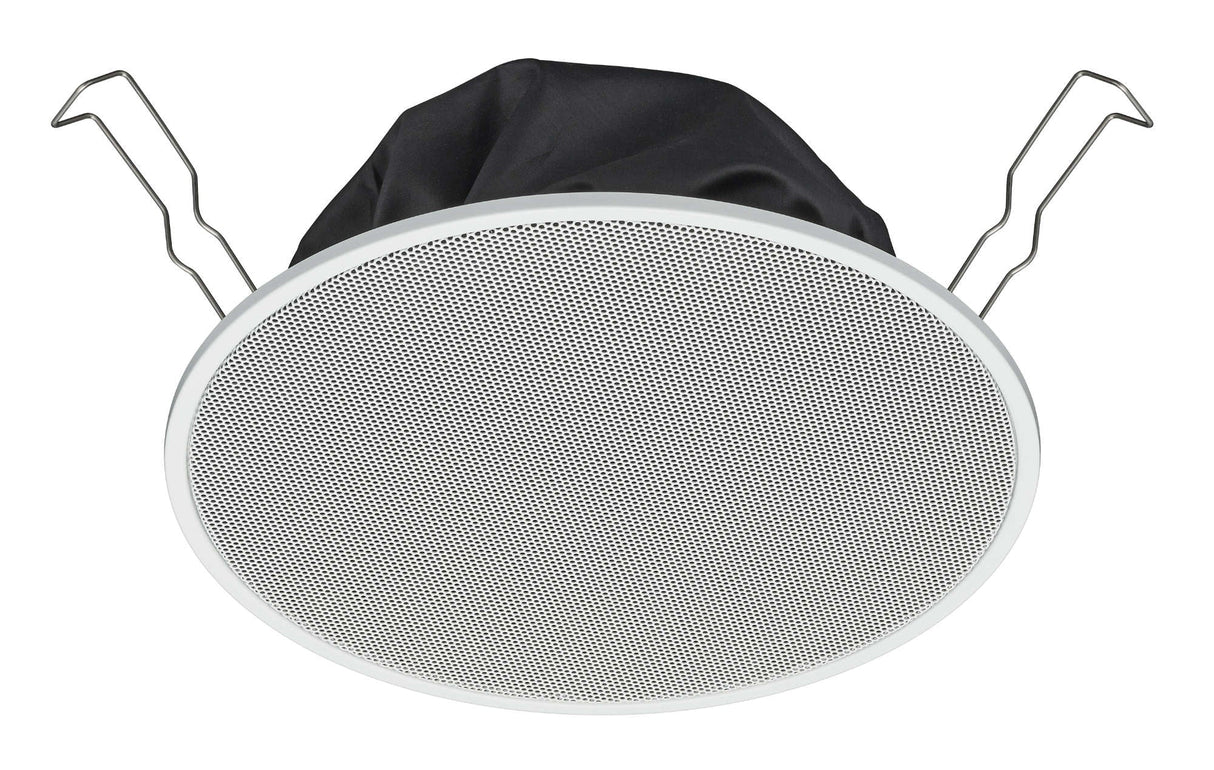 TOA PC-2360 6" Spring-Clamp Ceiling Speaker 3W, 70V With Dust Cover Push Wire Connection, Priced Per Unit