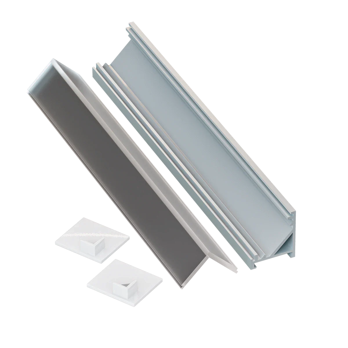 Proluxe PLX-EXTRUBIK-2M-BNDL1 RUBIK BUNDLE OF (1) WILL INCLUDE: 78.74" (2M) ALUM,.COVER,.FEED, END, CLIP, HIGHER GRADE LENS WITH UV INHIBITOR