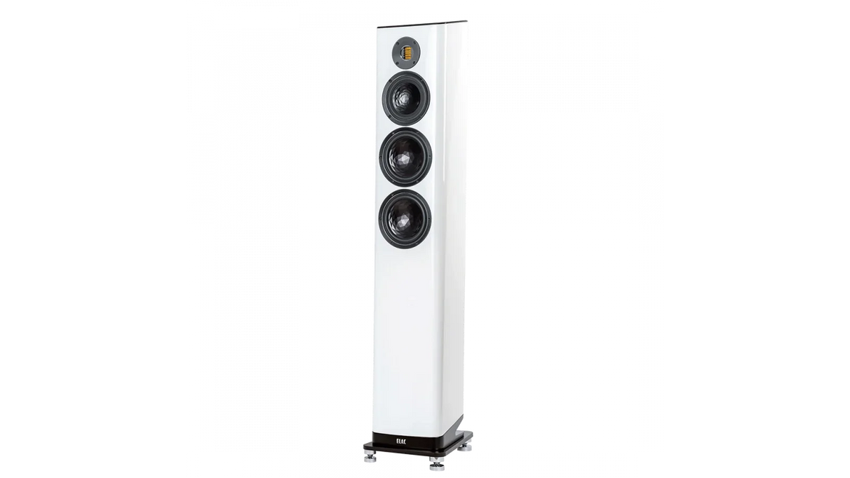 Elac Vela 2.0 7" 3.5-Way Floorstanding Speaker with JET 6 Tweeter - Gloss White, Each