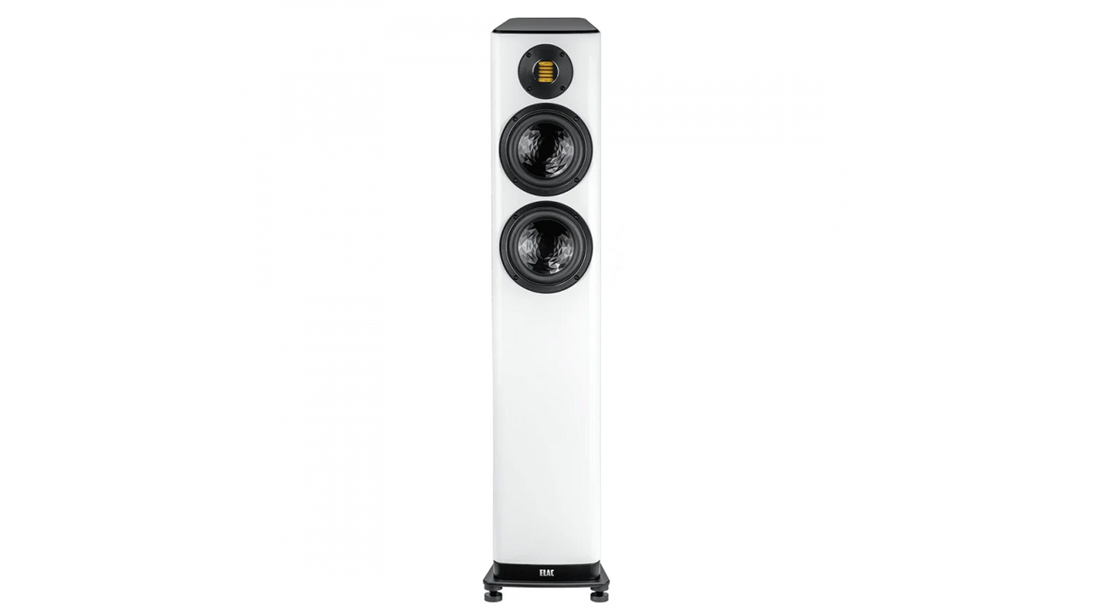 Elac Vela 2.0 6" 2.5-Way Floorstanding Speaker with Jet 6 Tweeter - Gloss White, Each