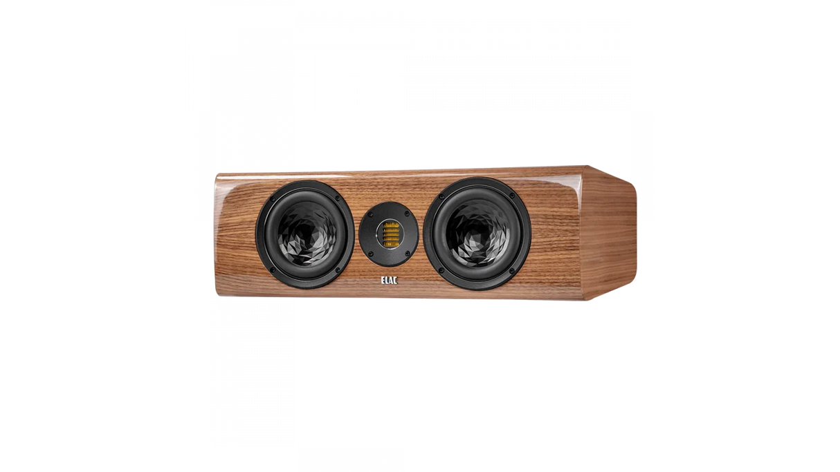 Elac Vela 2.0 6" 2.5 Way Center Speaker - Gloss Walnut, Each