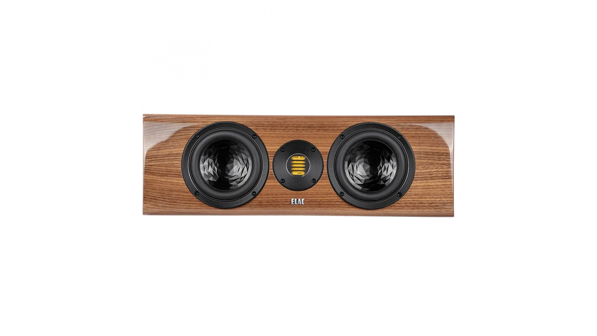 Elac Vela 2.0 6" 2.5 Way Center Speaker - Gloss Walnut, Each