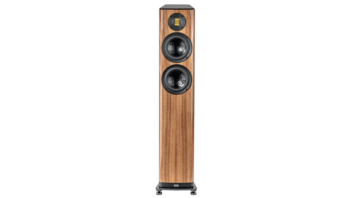Elac Vela 2.0 6" 2.5-Way Floorstanding Speaker with Jet 6 Tweeter - Gloss Walnut, Each