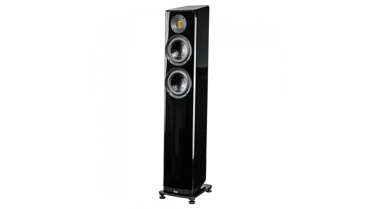 Elac Vela 2.0 6" 2.5-Way Floorstanding Speaker with Jet 6 Tweeter - Gloss Black, Each