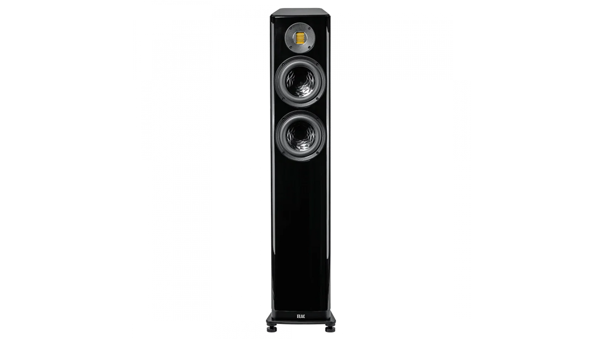 Elac Vela 2.0 6" 2.5-Way Floorstanding Speaker with Jet 6 Tweeter - Gloss Black, Each