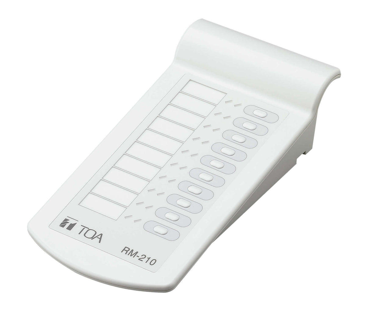 TOA RM-210 S 10-button expansion unit for RM-200 Remote Microphone Stations and N-8610RM Mic Station
