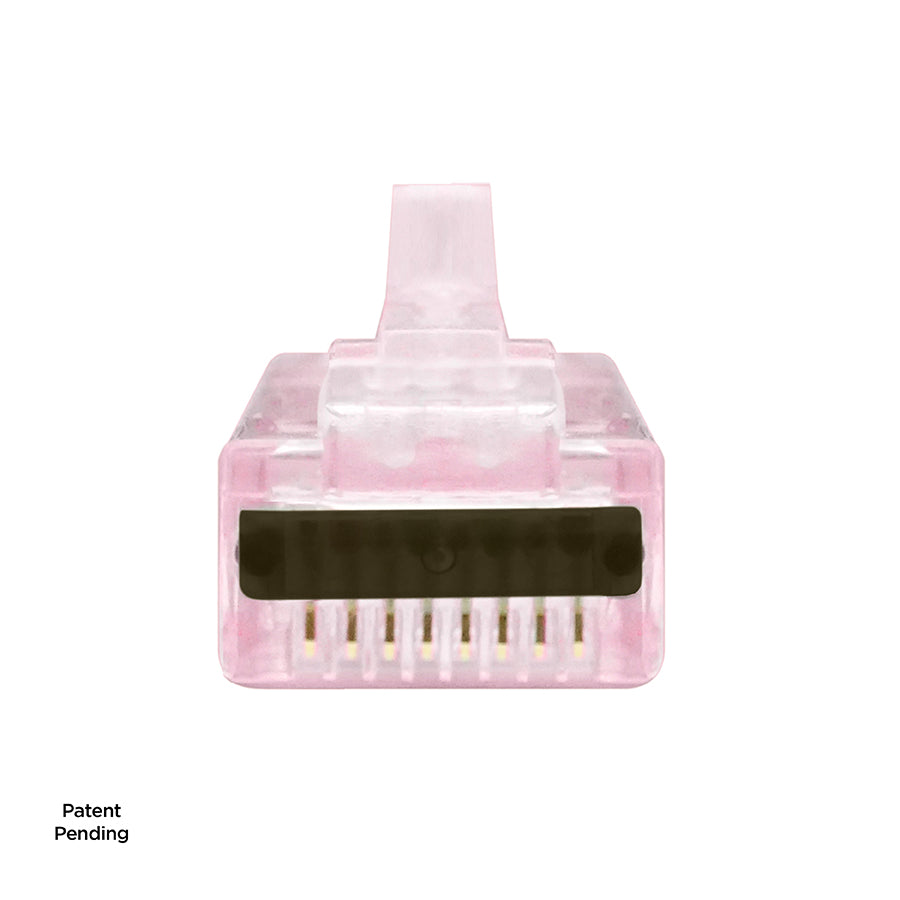 Simply45 S45-1705P ProSeries Cat6/6a Unshielded Pass-Through RJ45 Modular Plugs with Cap45® 500 pc/Jar