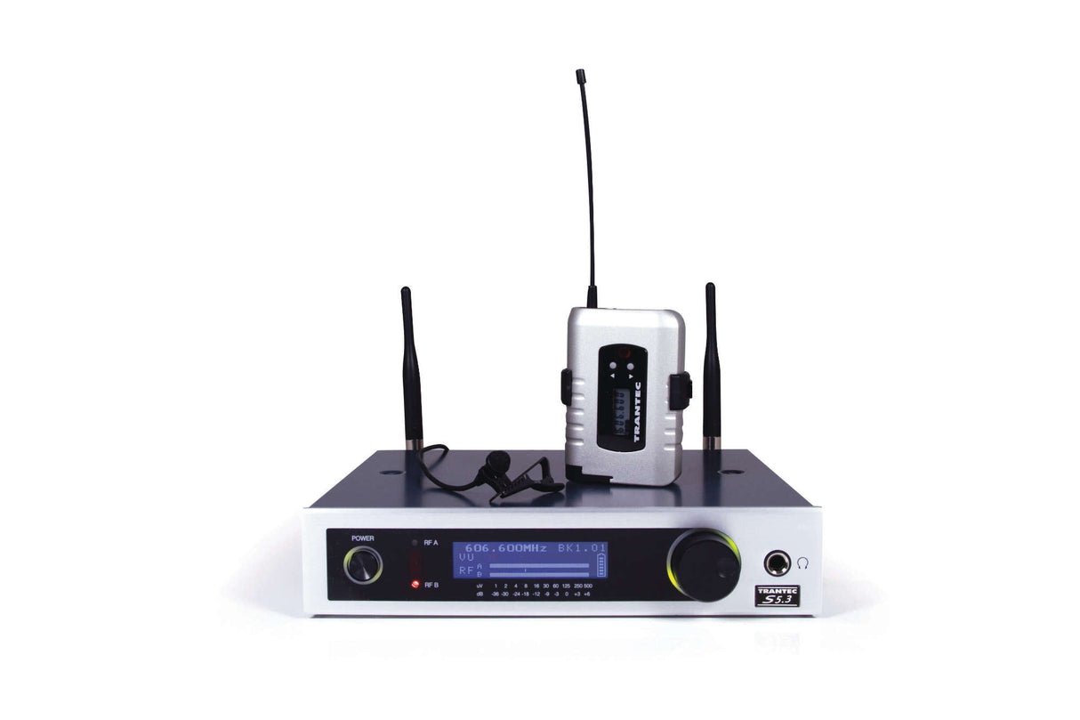 TOA S5.3-L-H2US Q S5.3 Series UHF True Diversity Lavalier Mic System