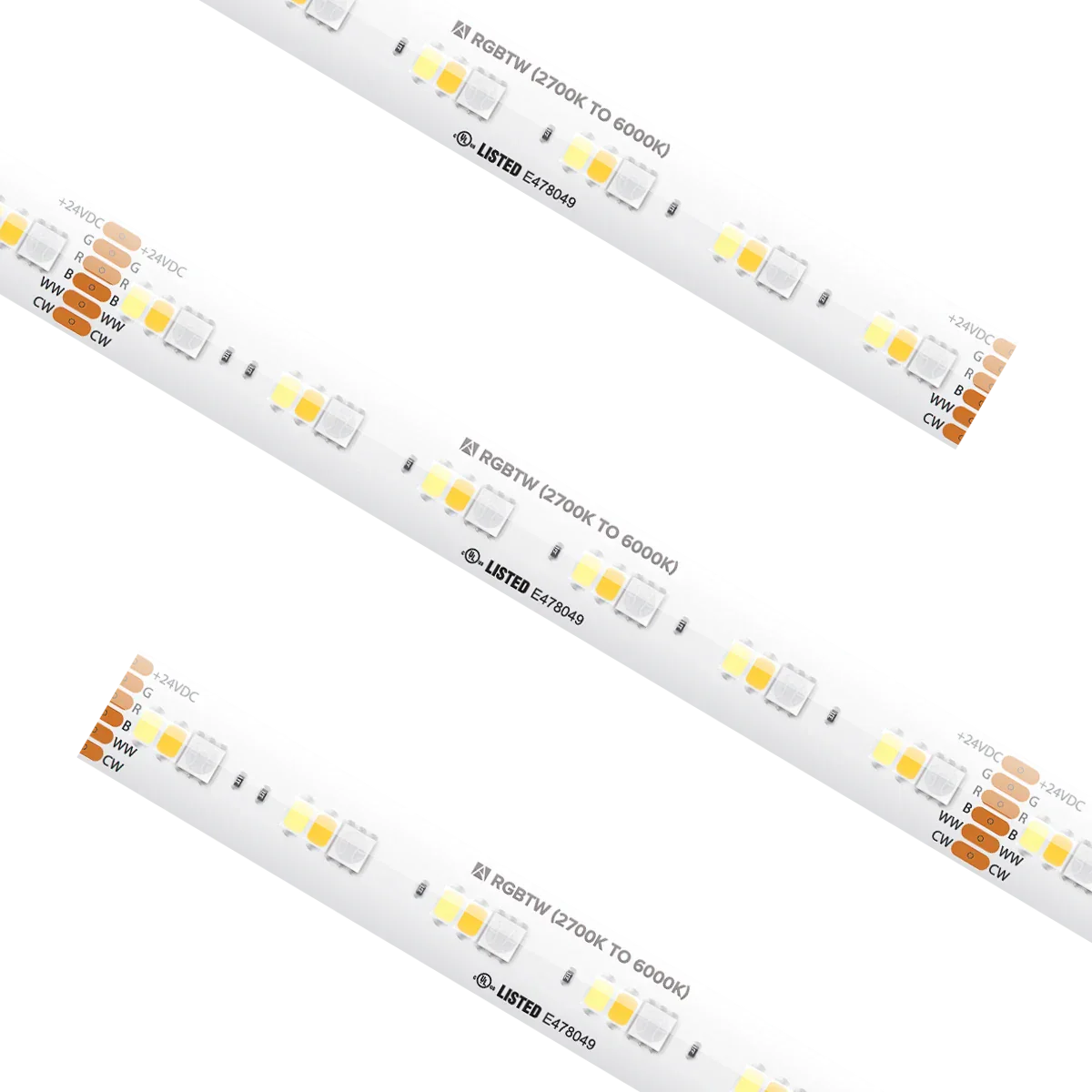 Proluxe PLX-SPTL54-RGBTW-24V-100 100FT RGBTW TAPE IP54,24V,7W/FT, W/5 TL-6PWR