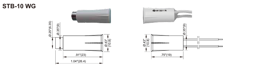Tane .35 x .75 Recessed with Magnet STB - 10 WG