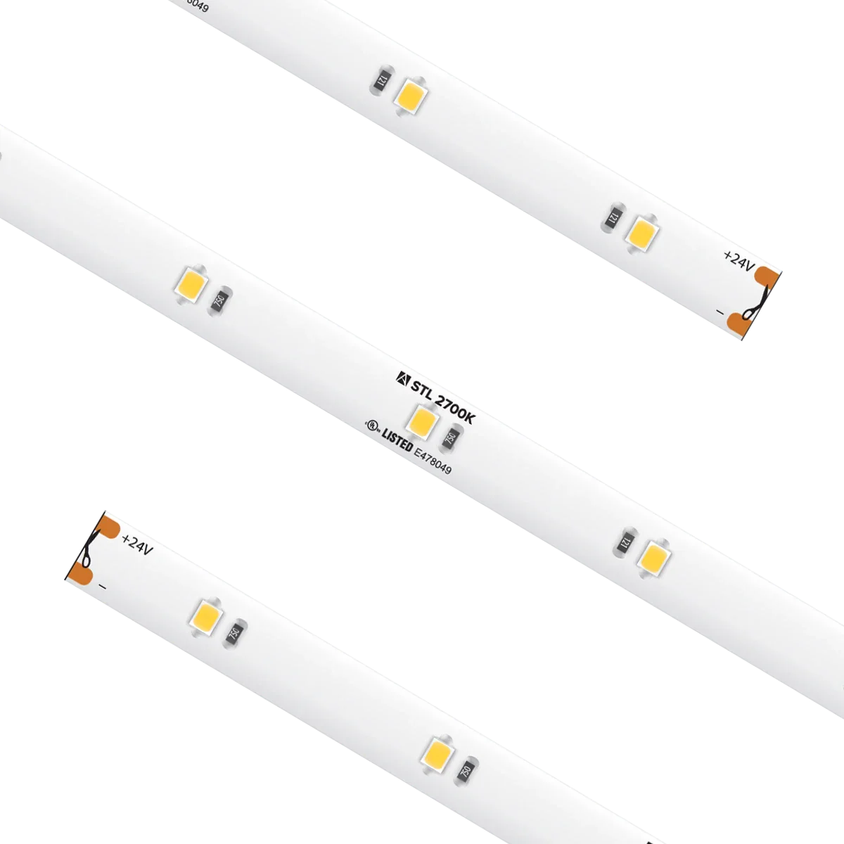 Proluxe PLX-STL54-27K-24V-16 STD GRADE TRULUX,24V,2700K, 16.4FT RL W/3 TL-CONKITS: Y0409676/TL-2PWR-HD 10MM 2PIN CONNECTOR W/ 6' CABLE, 2.19W/FT, 94+CRI, IP54, 6.56"CUT