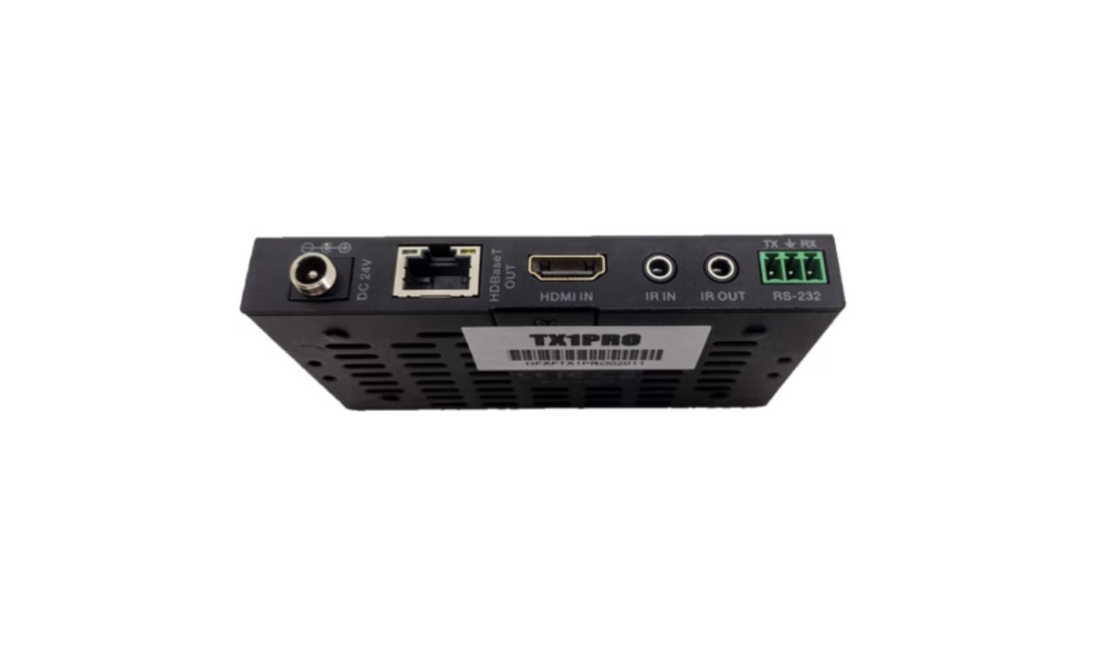 Simplified TX1PRO HDBaseT Certified Transmitter for HDBaseT Enabled Displays