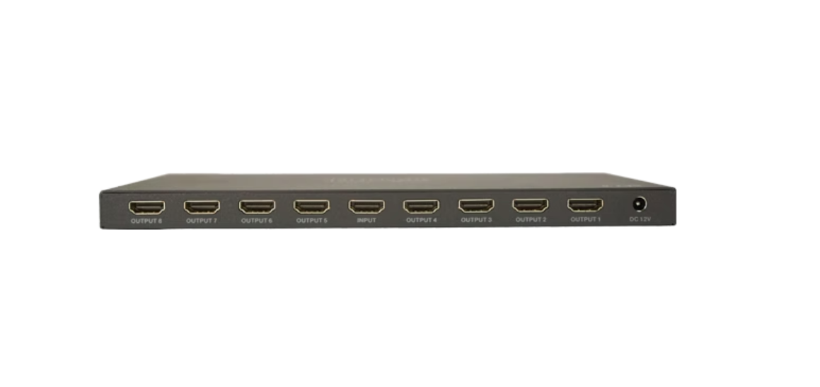 Simplified SP1:8 HDMI 2.0b (18Gbps) 1x8 HDMI Splitter