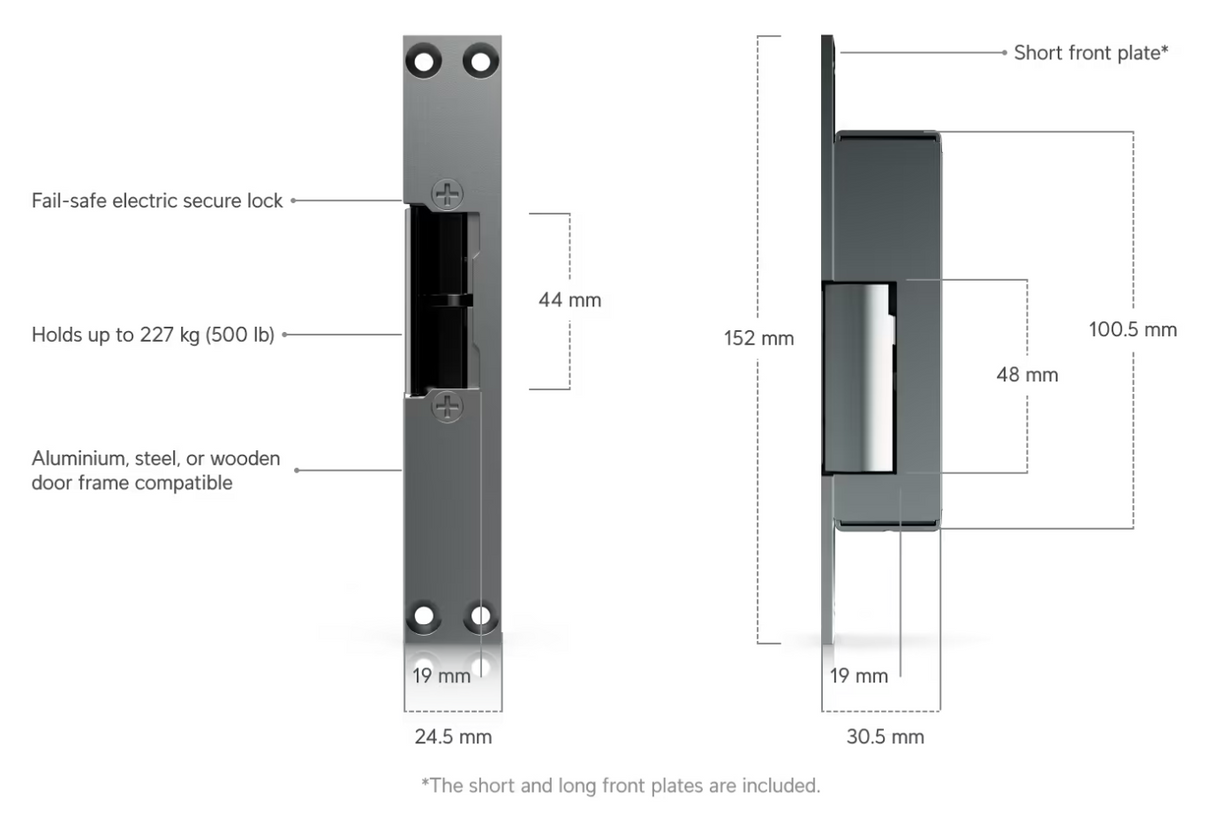 Ubiquiti UACC-Lock-Strike-Secure-8mm Fail-Secure Strike Lock 8mm