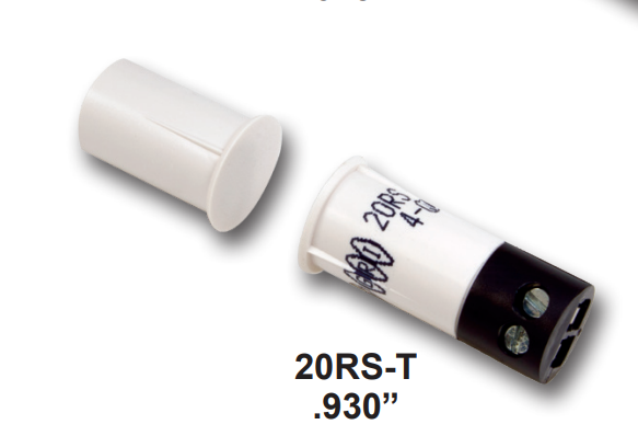 GRI 20RS-T-W 3/8” Miniature Recessed Switch Set, Each
